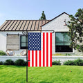 HOOSUN Garden Flag Stand Holder Easy to Install Strong and Sturdy Wrought Iron Pole Fits Mini Flag 12.5