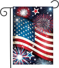 Stars and Stripes Patriotic Garden Flag Fireworks 12.5