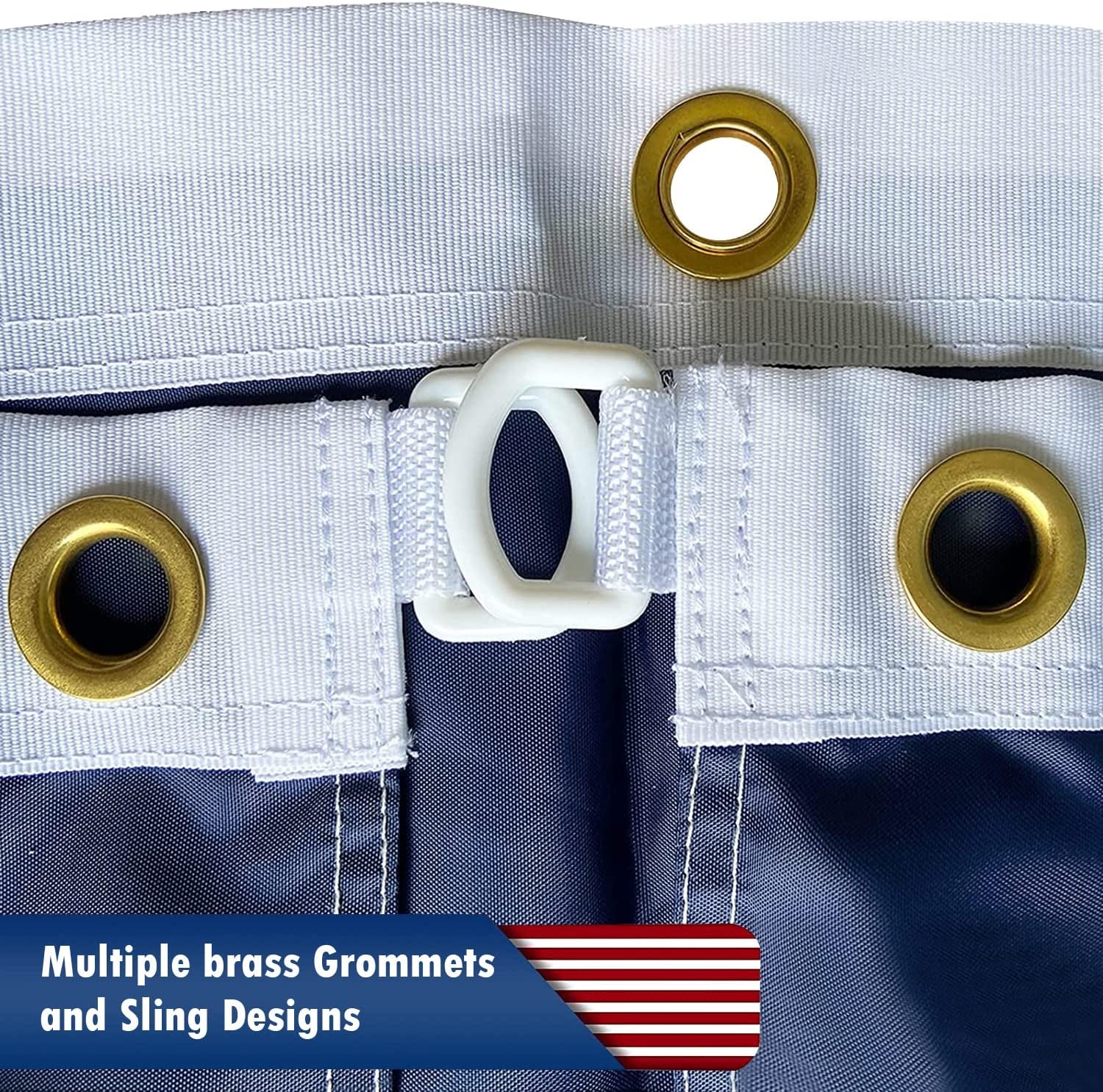American Flag 10X15 Outdoor Heavy Duty - Premium US Flag 10X15 Ft - USA Flag with Luxury Embroidered Stars and Brass Grommets (Premium 10X15 FT Giant American Flag)