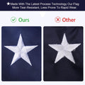 American Flag 51 Embroidered Stars 3X5 Outdoor Heavy Duty Flag