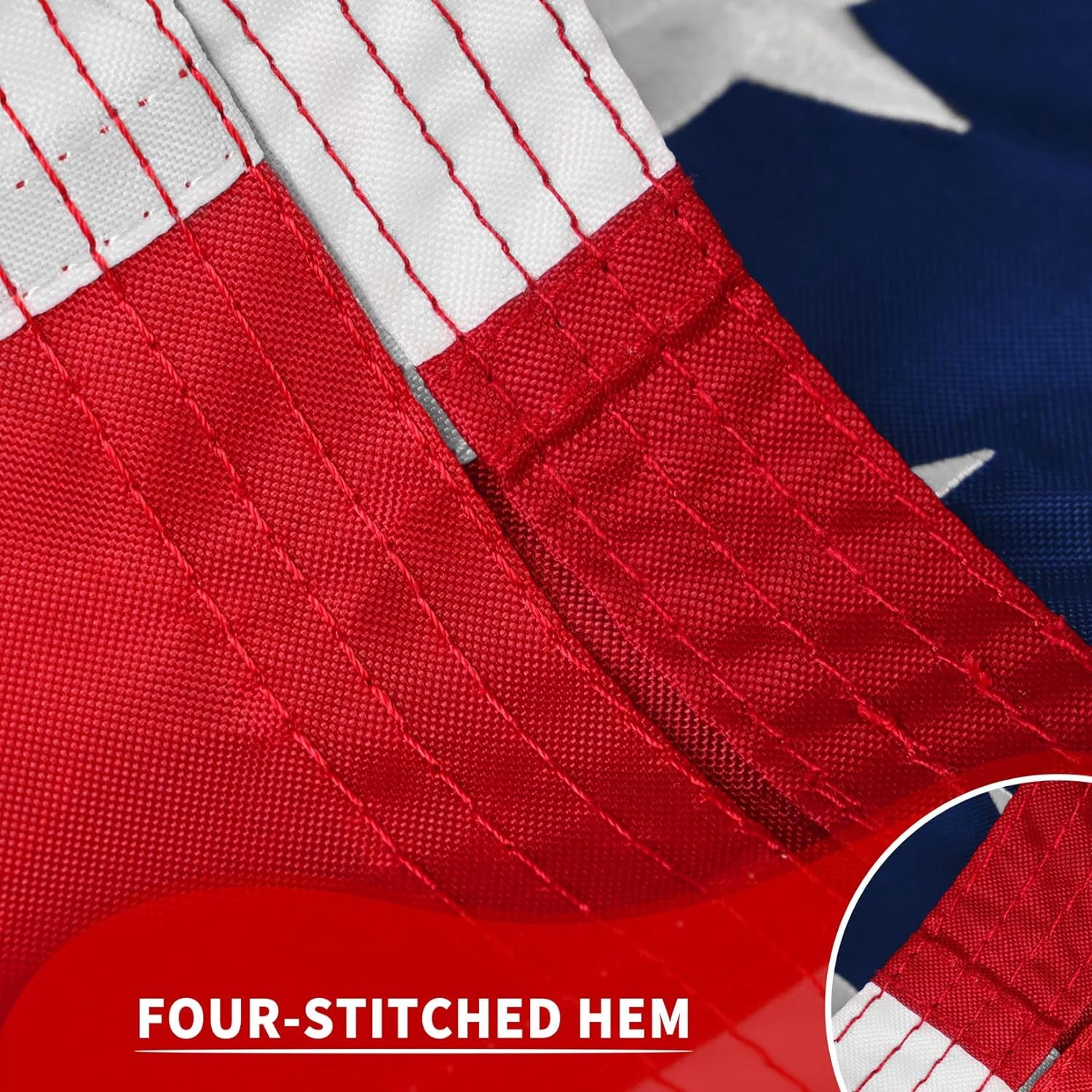 American Flag 4X5 Ft Outdoor Heavy Duty,100% Made in USA Longest Lasting American Flags for outside 4X5,Embroidered outside All Weather United States Flag,Usa Flag in Best American Flag