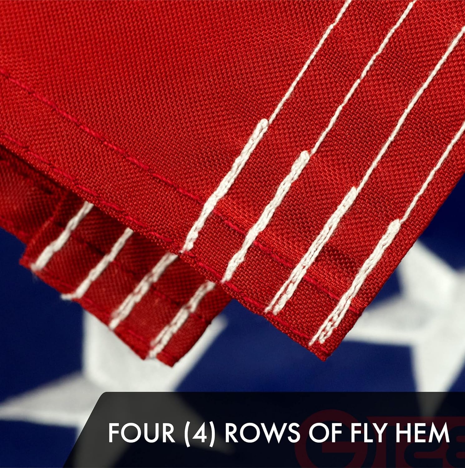 G128 American USA Flag | 3X5 Ft | Toughweave Series Embroidered 210D Polyester | Country Flag, Embroidered Stars, Sewn Stripes, Indoor/Outdoor, Vibrant Colors, Brass Grommets