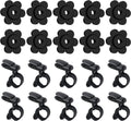HOOSUN 20 Pack Garden Flag Clips and Stoppers,Tiger Clips for Garden Flag Holders,Garden Flag Rubber Stoppers,Garden Flag Holder Clips for Small Flags,Garden Flag Accessories Decorative Flag Holder