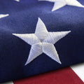 American Flag 3X5 Ft Outdoor Heavy Duty, Premium USA US Flag, 100% in USA American Flags for outside 3X5 with Luxury Embroidered Stars, Brass Grommets