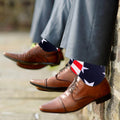 ZXGXLAW American USA Flag Socks Funny Men Women 4Th July Middle Star and Stripe Patriotic Freedom Day Gifts