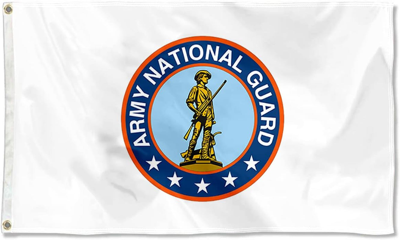 U.S. ARMY NATIONAL GUARD Canadian Army Flag - UV Fade Resistant Double Printed and Double Stitched 150D Polyester 3X5Ft Banner (Canadian Army)