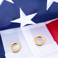 American Flag 51 Embroidered Stars 3X5 Outdoor Heavy Duty Flag