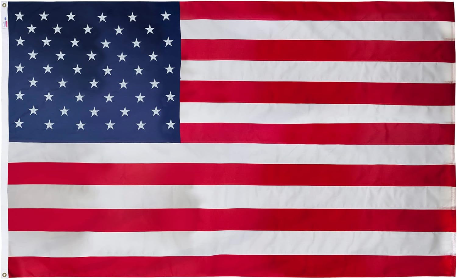 Valley Forge American Flag - 100% Made in the USA - 5' X 8' Ft - Koralex II 2-Ply Polyester - Sturdy, Durable and Patriotic - Great for Gardens, Homes, Patios and Cars Flag