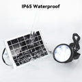 Joylight Flag Pole Light Solar Powered Outdoor, Solar Flagpole Light 6000K White Led IP65 Waterproof Dusk to Dawn 3 Mounted Ways Clamp Ground Wall for Flag Pole