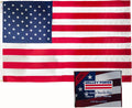 Valley Forge American Flag - 100% Made in the USA - 5' X 8' Ft - Koralex II 2-Ply Polyester - Sturdy, Durable and Patriotic - Great for Gardens, Homes, Patios and Cars Flag