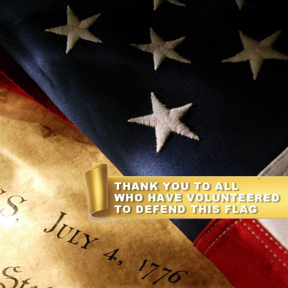American Flags for outside 2.5X4 Heavy Duty 2.5X4 American Flag Outdoor Heavy Duty USA Flags US Flags 2.5X4 Made in USA High Wind with Embroidered Durable Waterproof Last Long