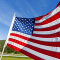 American Flag 2.5X4 FT Outdoor Heavy Duty - Premium USA Flag 2.5X4 Ft - US Flag with Embroidered Stars and Sewn Stripes (Premium 2.5X4 FT USA Flag)