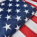 American Flag 10X15 FT, US Flag Made in USA High Wind with Embroidered Stars, Sewn Stripes, Brass Grommets, Durable USA Flag Outdoor Outside