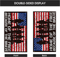 AVOIN Colorlife Memorial Day Patriotic House Flag 3X5 FT Double Sided, Veteran USA Flag 4Th of July Independence Day Large Banner Yard Outdoor Flag