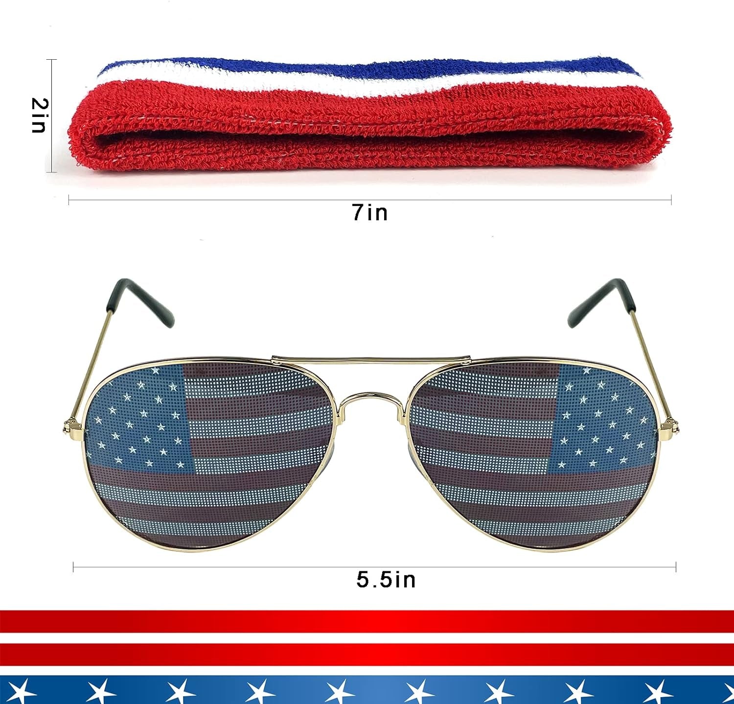 4Th of July American Flag Cape for Adult with Independence Day Headband Patriotic Sunglasses Independence Day Halloween Party Dress Up