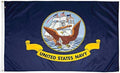 U.S. Navy Nylon Military Flag, Made in the USA, 2X3'
