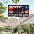 AVOIN Colorlife Memorial Day Patriotic House Flag 3X5 FT Double Sided, Veteran USA Flag 4Th of July Independence Day Large Banner Yard Outdoor Flag