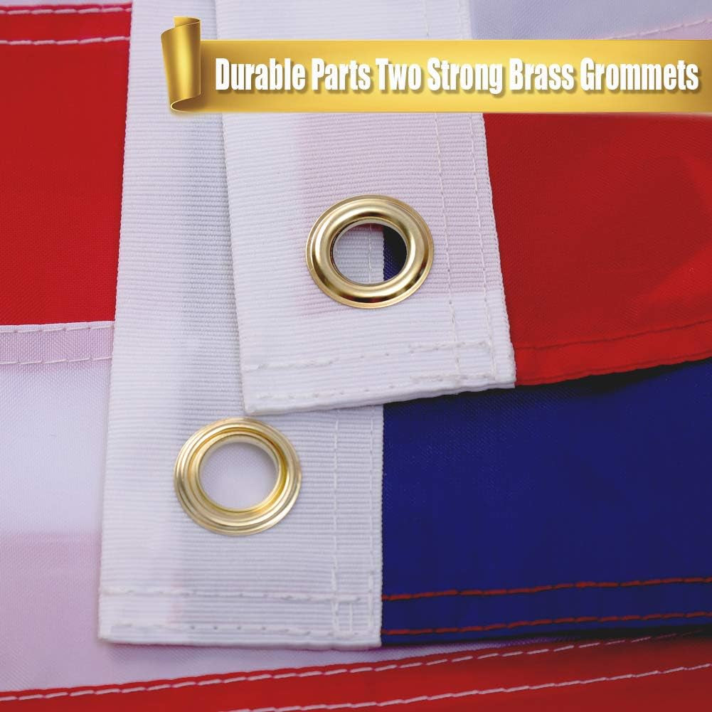 American Flags for outside 2.5X4 Heavy Duty 2.5X4 American Flag Outdoor Heavy Duty USA Flags US Flags 2.5X4 Made in USA High Wind with Embroidered Durable Waterproof Last Long
