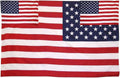 FUTUREPLUSX American Flag Cape, Wearable USA Flag Costume Outfit with Sleeves Classic Flag, 2 Differents Wearing Methods
