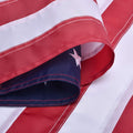 2.5X4 American Flag Outdoor Heavy Duty, 100% Made in USA, US Flag 2.5X4 Ft, USA Flag with Embroidered Stars and Sewn Stripes Brass Grommets