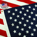 Flag Pole Kit: Includes Tangle Free Flag Pole, Flag Pole Bracket and American Flag - Made in USA. Great for Residential or Commercial. Brushed Aluminum Flag Pole. (American Classic White Kit)