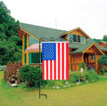 HOOSUN Garden Flag Stand, Premium Garden Flag Pole Holder Black Metal Powder-Coated Weather-Proof Paint, 37.8