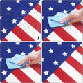 3 Pack Patriotic Tablecloth, Disposable Plastic Tablecloth 54