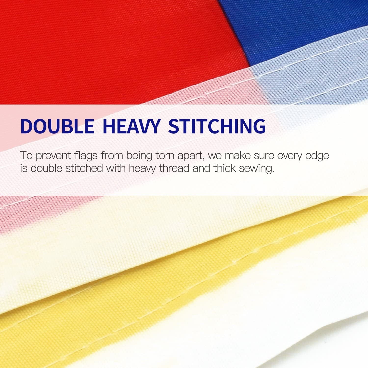 Anley Fly Breeze 3X5 Foot Thin Blue Line and Red Line USA Polyester Flag - Vivid Color and Fade Proof - Honoring Law Enforcement Officers and Firefighter Polyester Flags 3 X 5 Ft