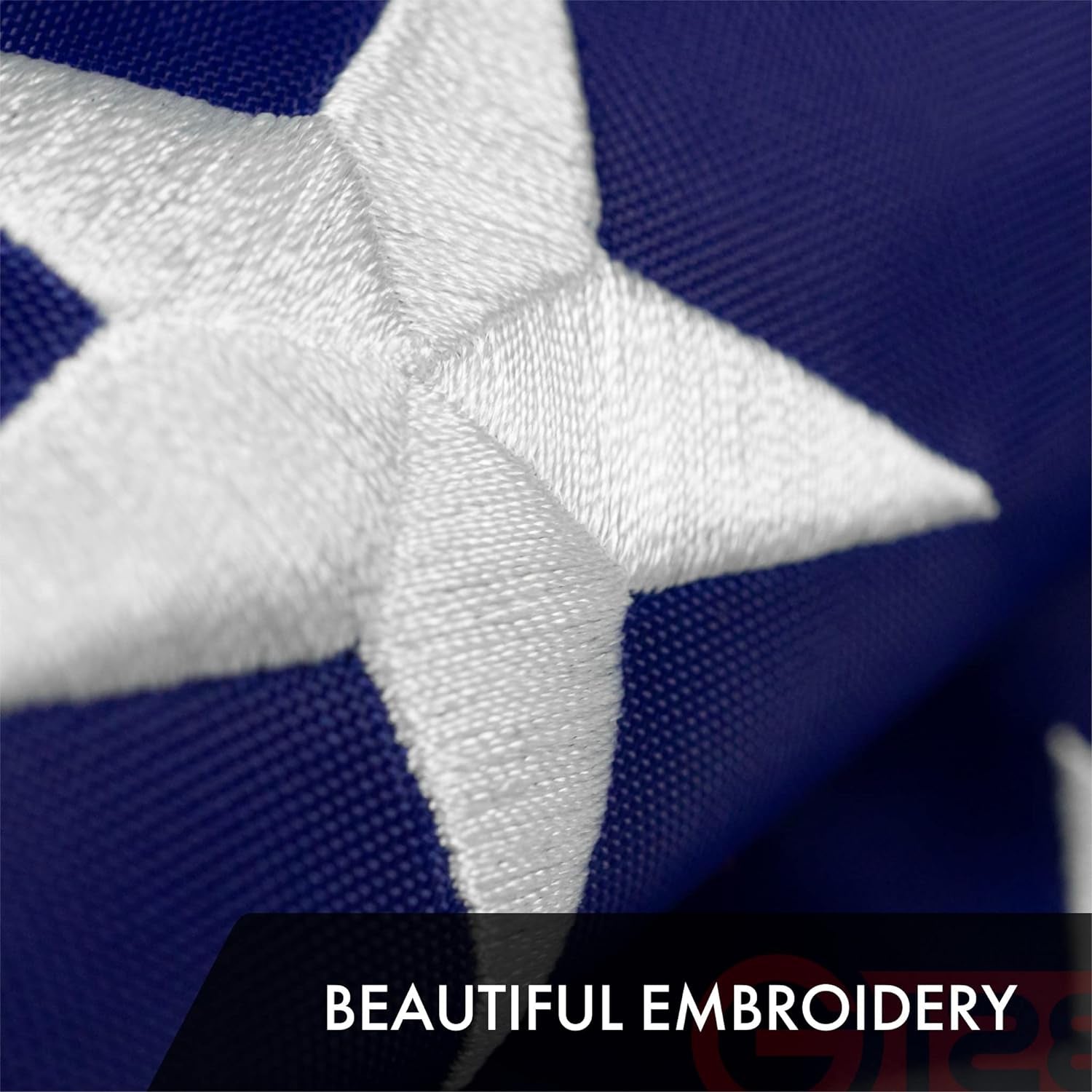 G128 American USA Flag | 6X10 Ft | Premier Toughweave Series Embroidered 300D Polyester | Country Flag, Embroidered Stars, Sewn Stripes, Indoor/Outdoor, Brass Grommets, Beautiful Flag