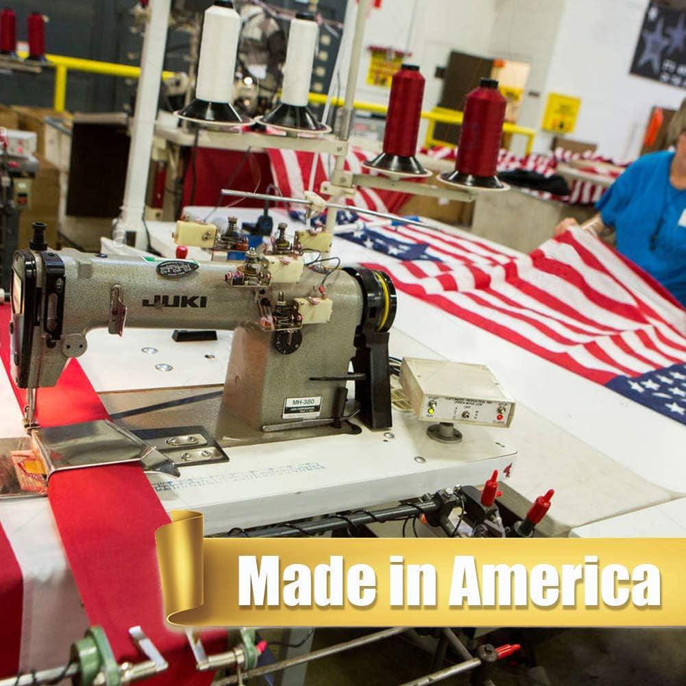 American Flags for outside 2.5X4 Heavy Duty 2.5X4 American Flag Outdoor Heavy Duty USA Flags US Flags 2.5X4 Made in USA High Wind with Embroidered Durable Waterproof Last Long