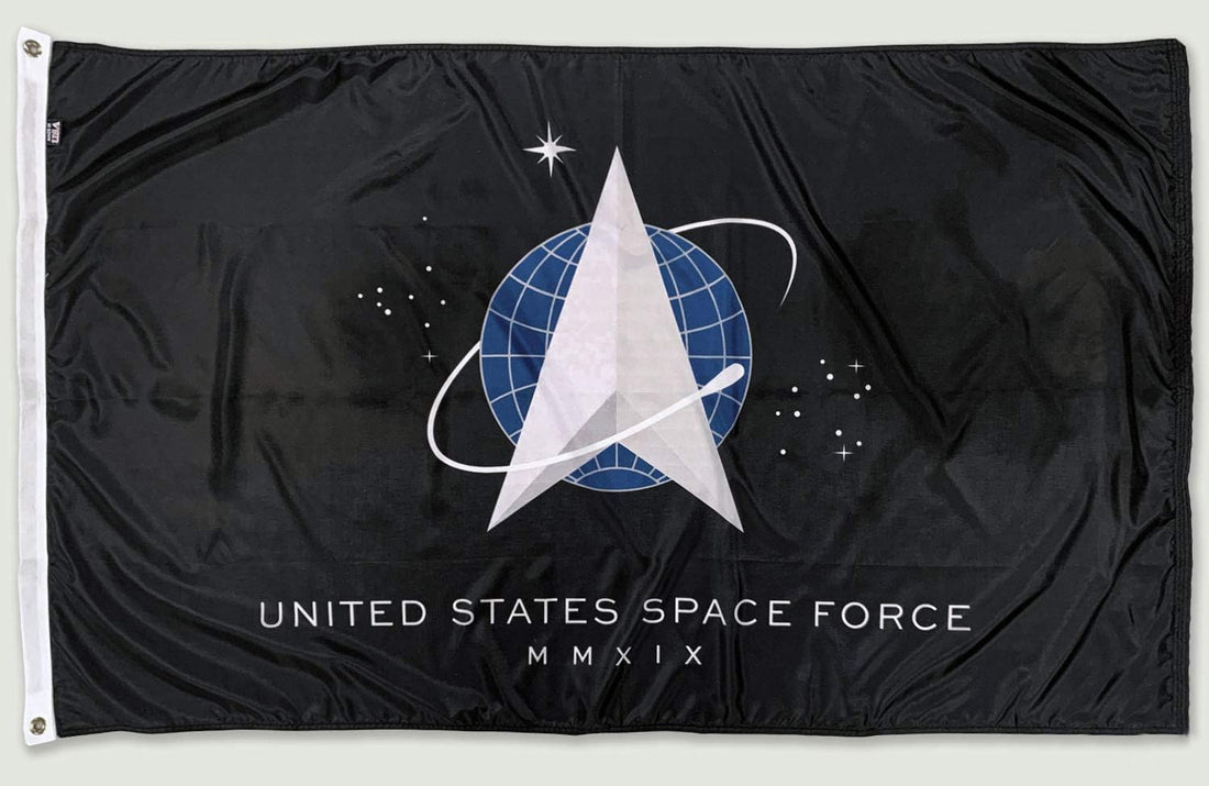 Official U.S. Space Force Nylon Military Flag, Made in USA, 5X8'