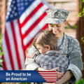 American Flag 3X5 Outdoor 150D - 100% in USA Premium US Flag 3X5 Ft 150D, American Flags for outside 3X5, USA Flag with Luxury Embroidered Stars, Brass Grommets (3X5 FT American Flag 150D)