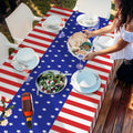 3 Pack Patriotic Tablecloth, Disposable Plastic Tablecloth 54