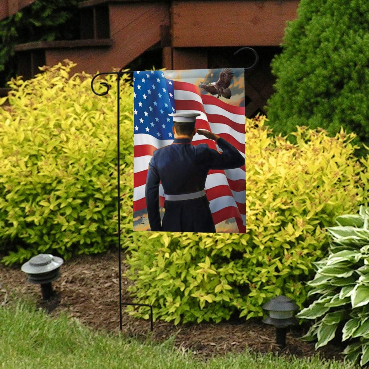 America'S Heroes Military Garden Flag USA Pride 12.5" X 18" Briarwood Lane