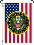 US Army United State Army Star Garden Flag Armed Forces Rangers House Flag American US Military Veterans Retire Decorations Gift Home Garden Double Sided Banner Outdoor Family Party