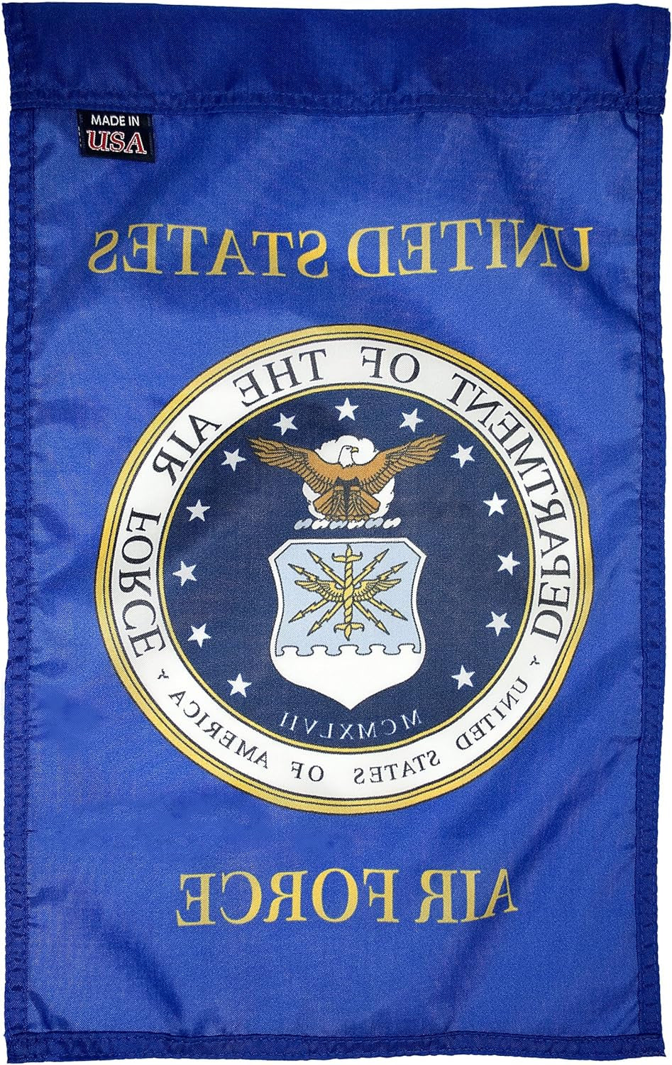 U.S. Air Force Nylon Garden Flag, Made in the USA, 18X12"